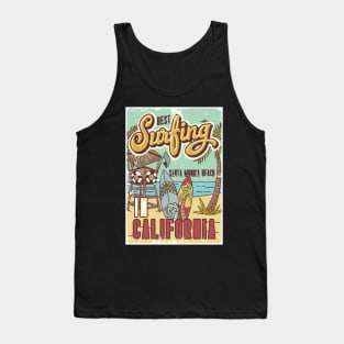 Best surfing in Santa Monica beach 😎 Tank Top